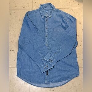Blue Denim button up shirt